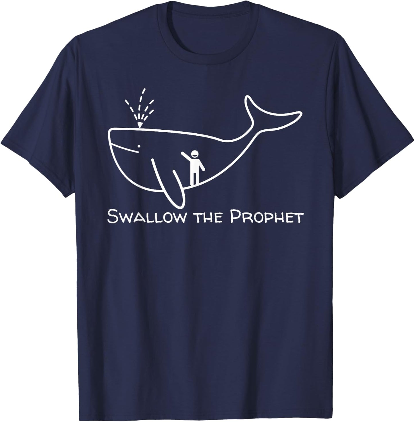 LDS Primary Song Funny Mormon Prophet Jonah Shirt T-Shirt - T-Shirt | Navy