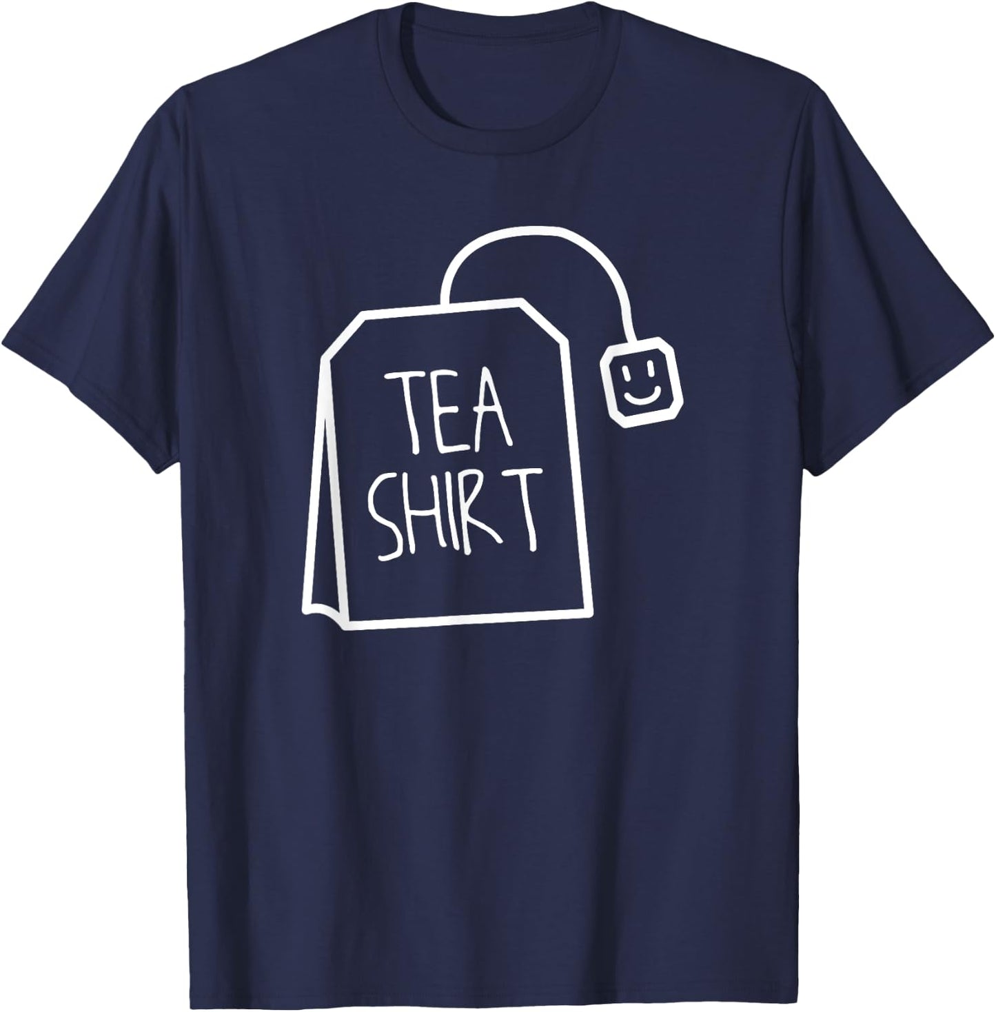 Tea Shirt Tea Bag Funny Cute T-Shirt - T-Shirt | Navy