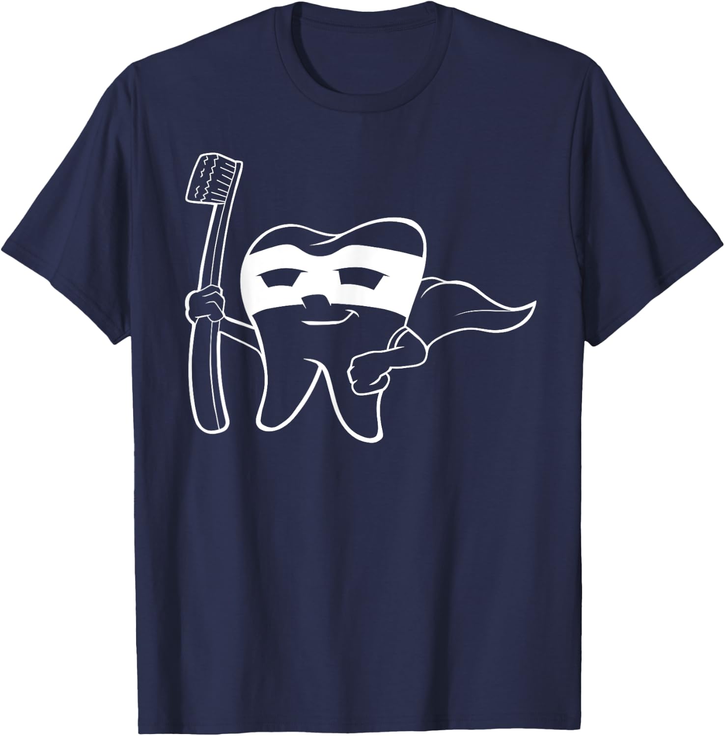 Super Hero Tooth Dental Babe Funny Hygiene Gift DDS T Shirt T-Shirt - T-Shirt | Navy