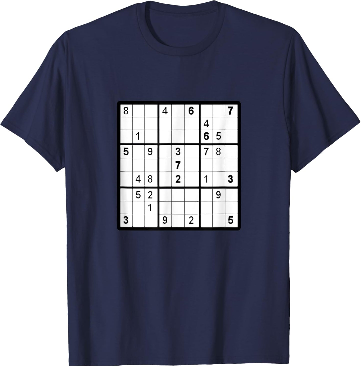 Sudoku Puzzle Game Trivia Challenge Sudoku Solver T-Shirt - T-Shirt | Navy
