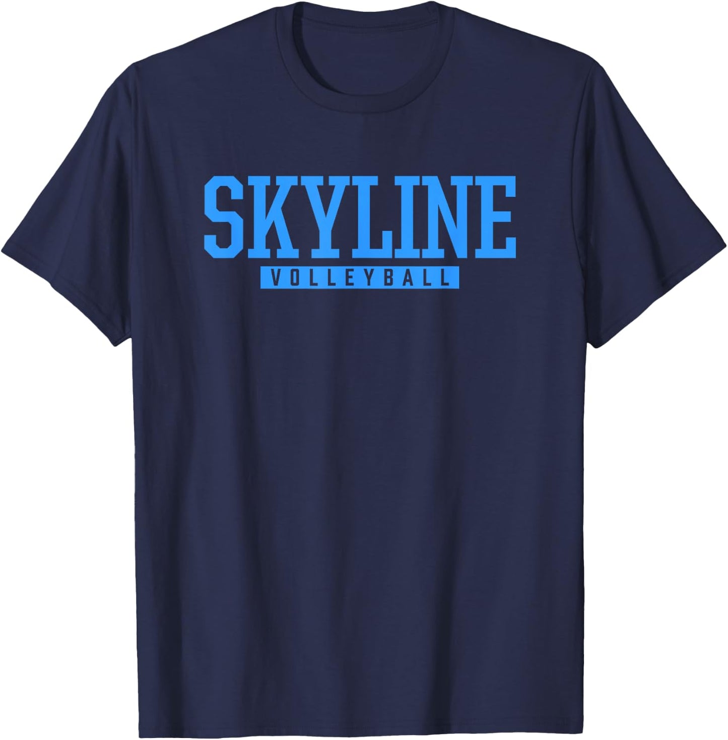 Skyline High School Volleyball T-Shirt - T-Shirt | Navy