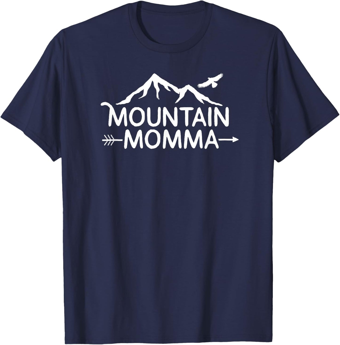 Mountain Momma for Outdoors Ladies & Women T-Shirt - T-Shirt | Navy