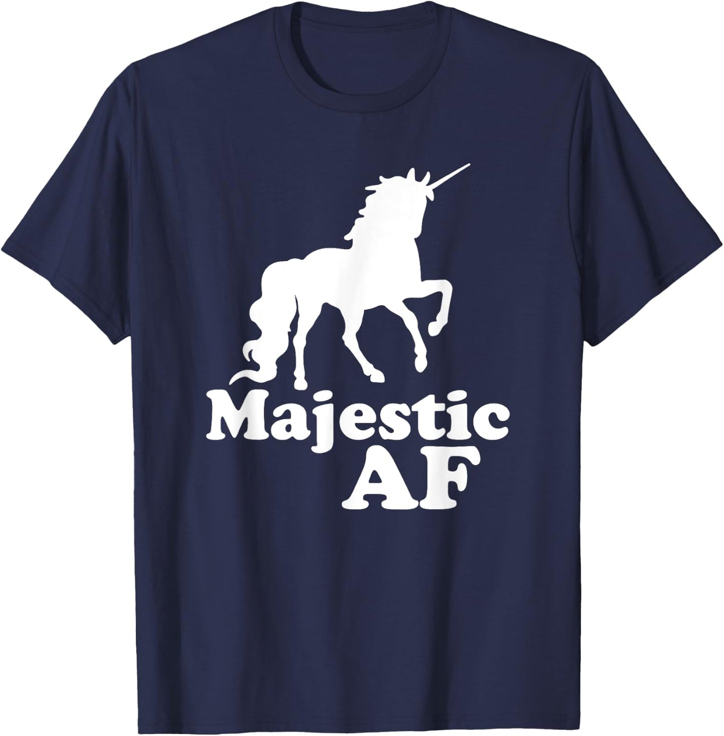 Majestic AF Unicorn T-Shirt - T-Shirt | Navy