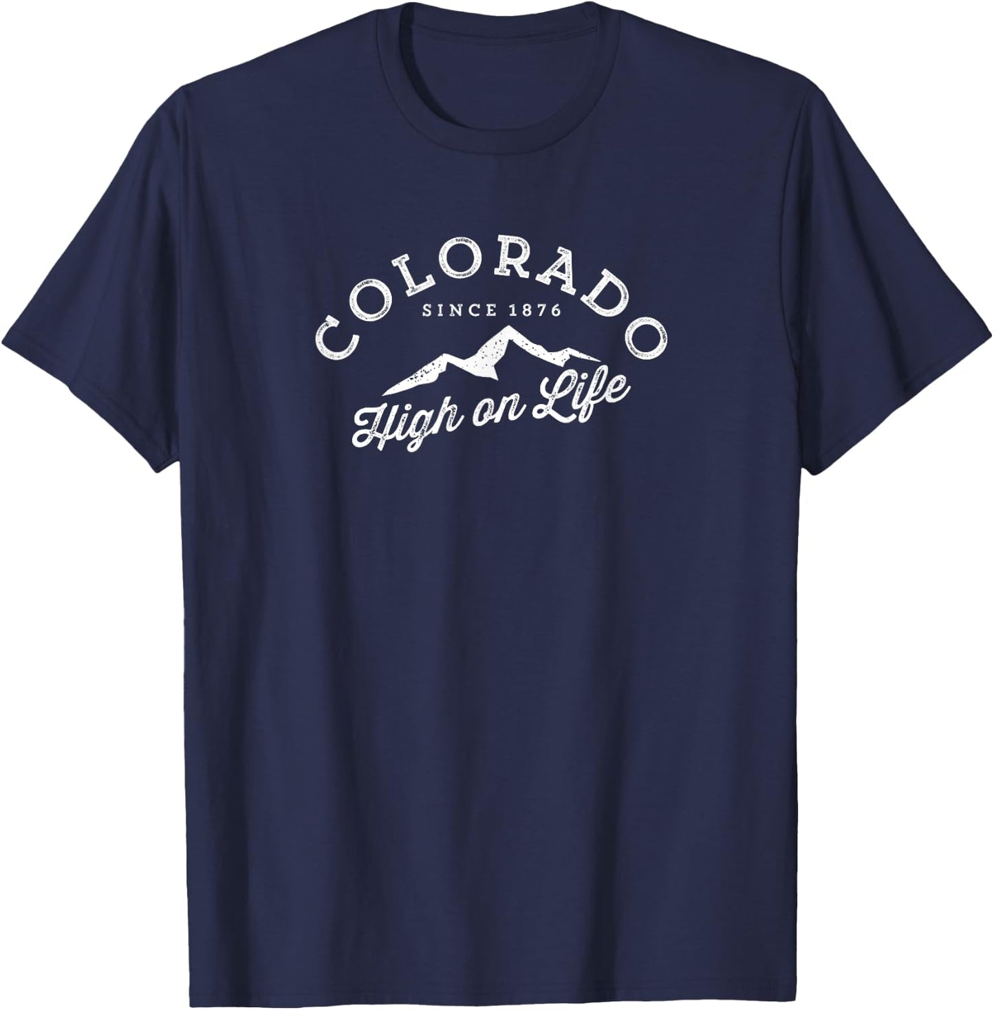 Colorado High on Life T-Shirt - T-Shirt | Navy