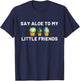 Say Aloe to My Little Friends Cactus Funny T-Shirt - T-Shirt | Navy