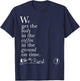 Body in the Coffin in the Ground on Time T-Shirt - T-Shirt | Navy