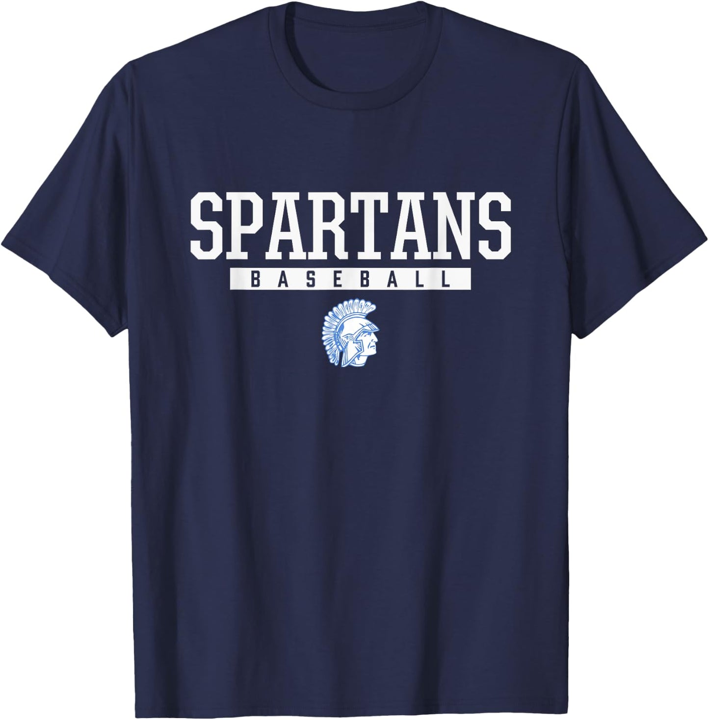Lake Forest Spartans Logo Baseball HS T-Shirt - T-Shirt | Navy