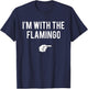 I'm With Flamingo Halloween Costume Party Matching Flamingo T-Shirt - T-Shirt | Navy