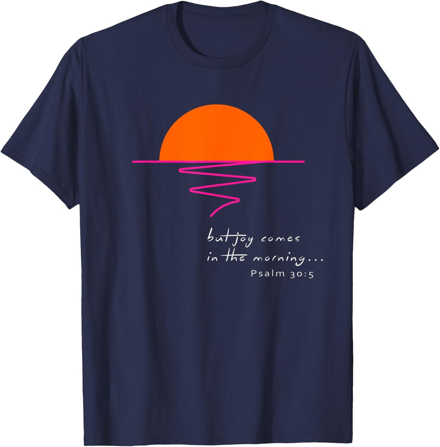 Joy in the Morning T-Shirt - T-Shirt | Navy