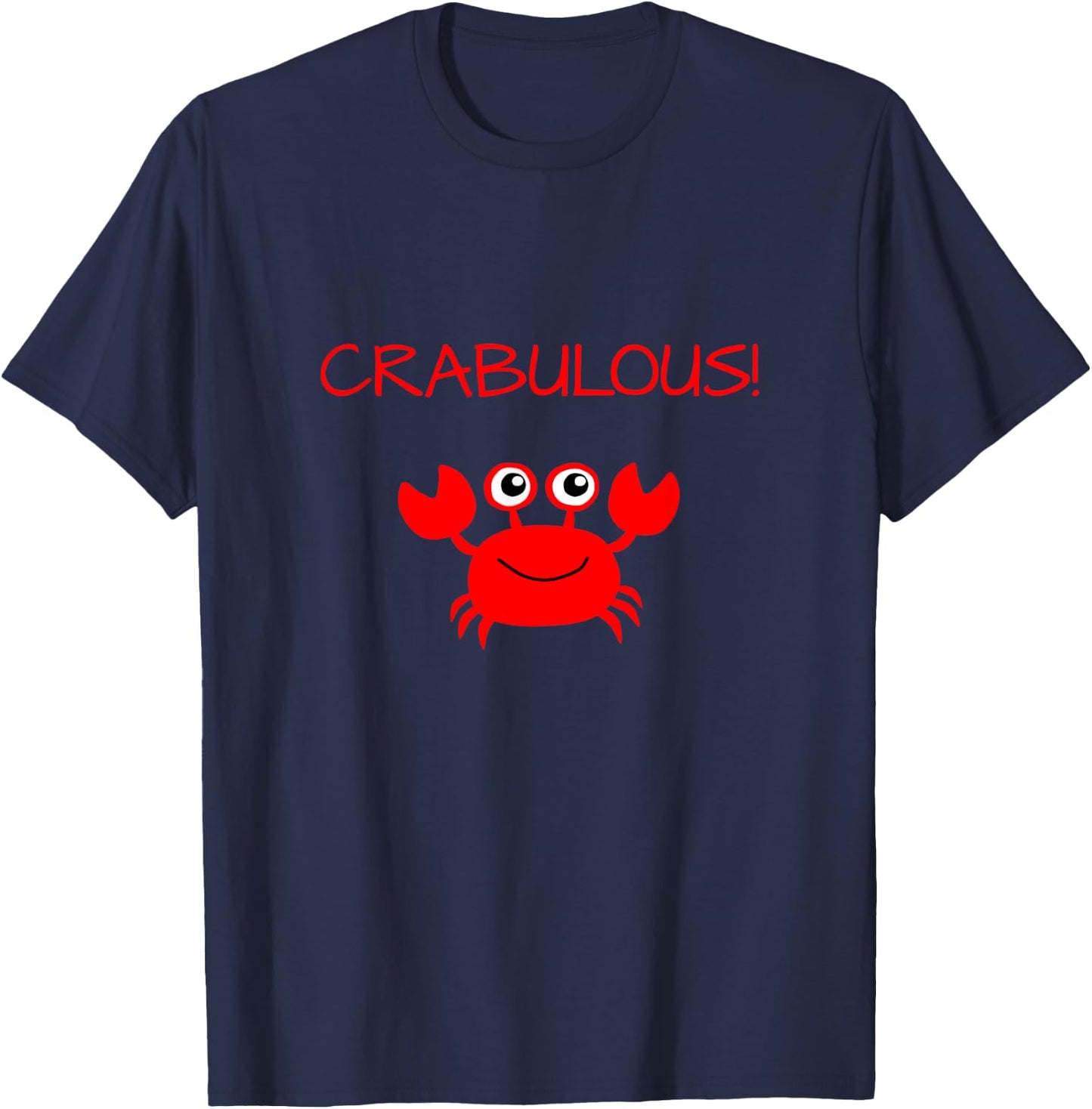 Crabulous Crab T-Shirt - T-Shirt | Navy
