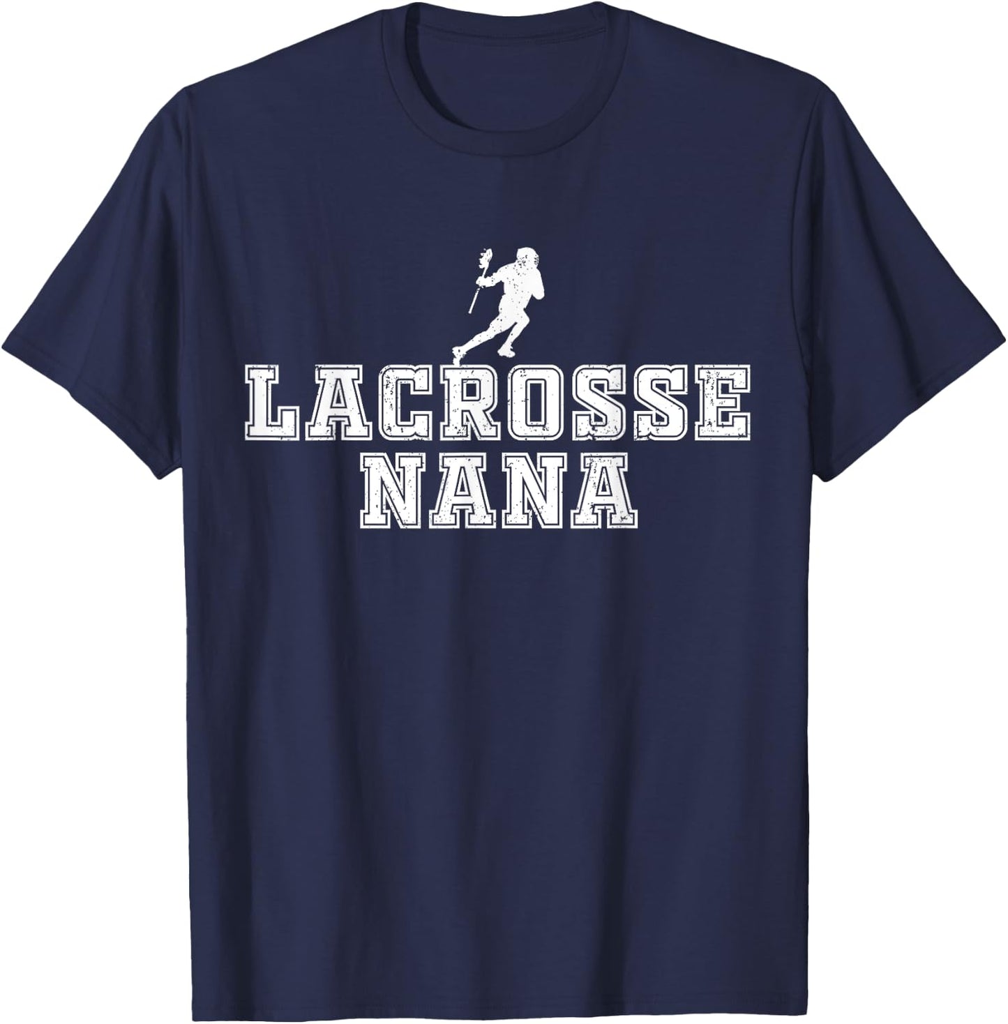 Lacrosse Nana Cool Lax Grandma Sports Grandmother T-Shirt - T-Shirt | Navy