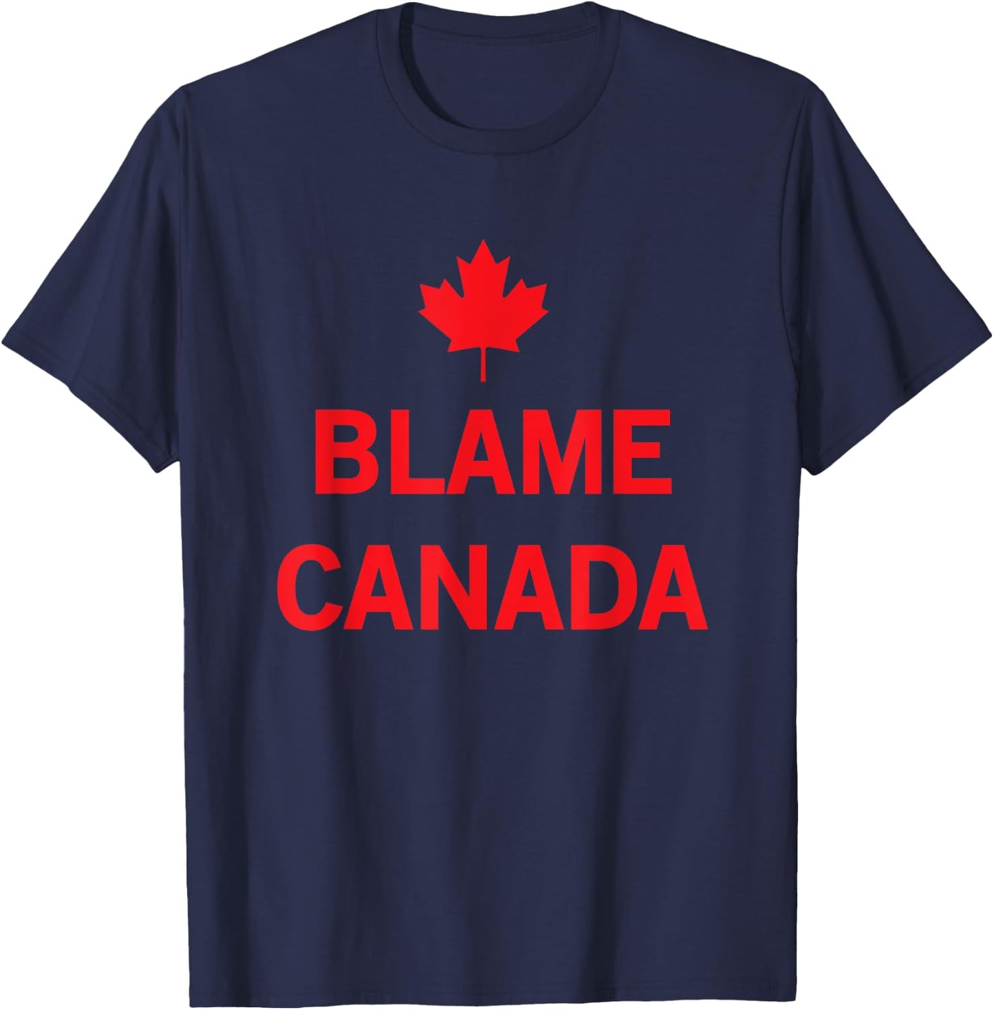 Whereables: Blame Canada T-Shirt - T-Shirt | Navy