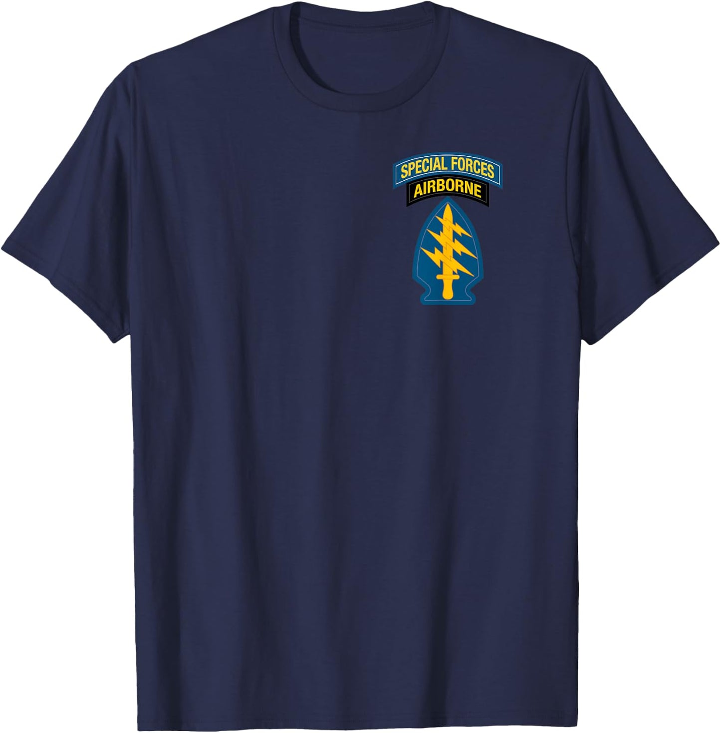 Special Forces Shirt - SF Green Beret Shirt - 1.5x - Classic T-Shirt - T-Shirt | Navy
