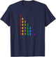 ROYGBIV Roy G Biv Rainbow Paint Artist Art Student Teacher Women T-Shirt - T-Shirt | Navy