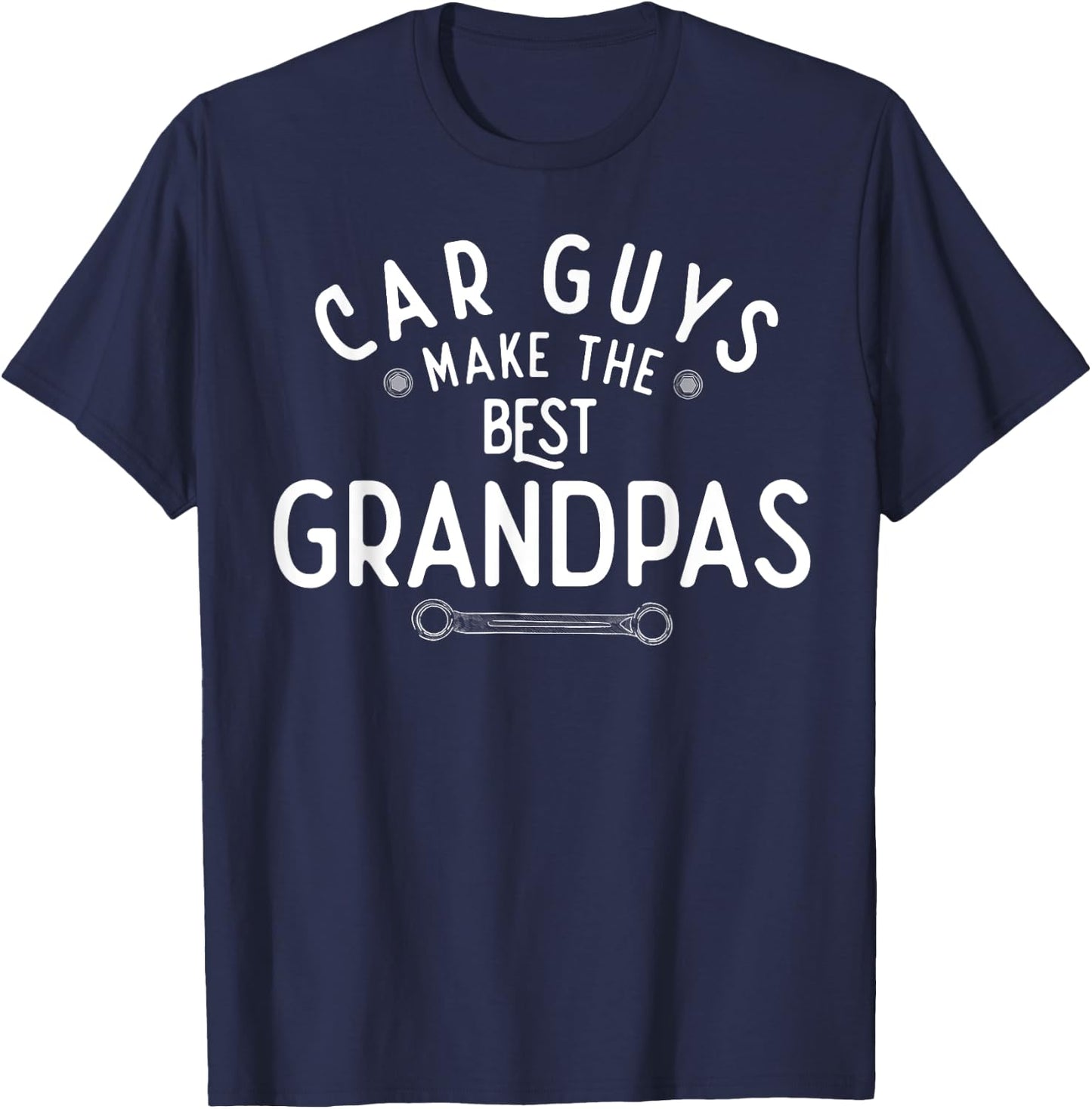 Car Guys make the best grandpas grandfather baby reveal T-Shirt - T-Shirt | Navy