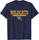 Villa Rica Wildcats Logo Baseball HS T-Shirt - T-Shirt | Navy