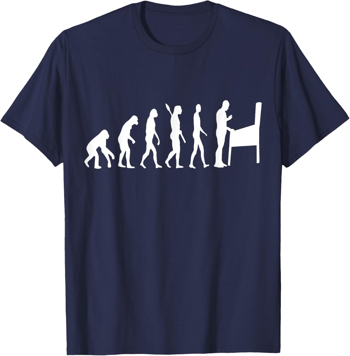 Pinball Evolution Flippers Flipping Ball Arace Game T-Shirt - T-Shirt | Navy