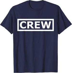 Crew Store -Adults , Black, Small, Short Sleeve, Crew Collar, Classic Fit T-Shirt - T-Shirt | Navy