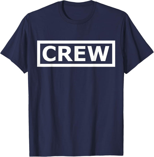 Crew Store -Adults , Black, Small, Short Sleeve, Crew Collar, Classic Fit T-Shirt - T-Shirt | Navy