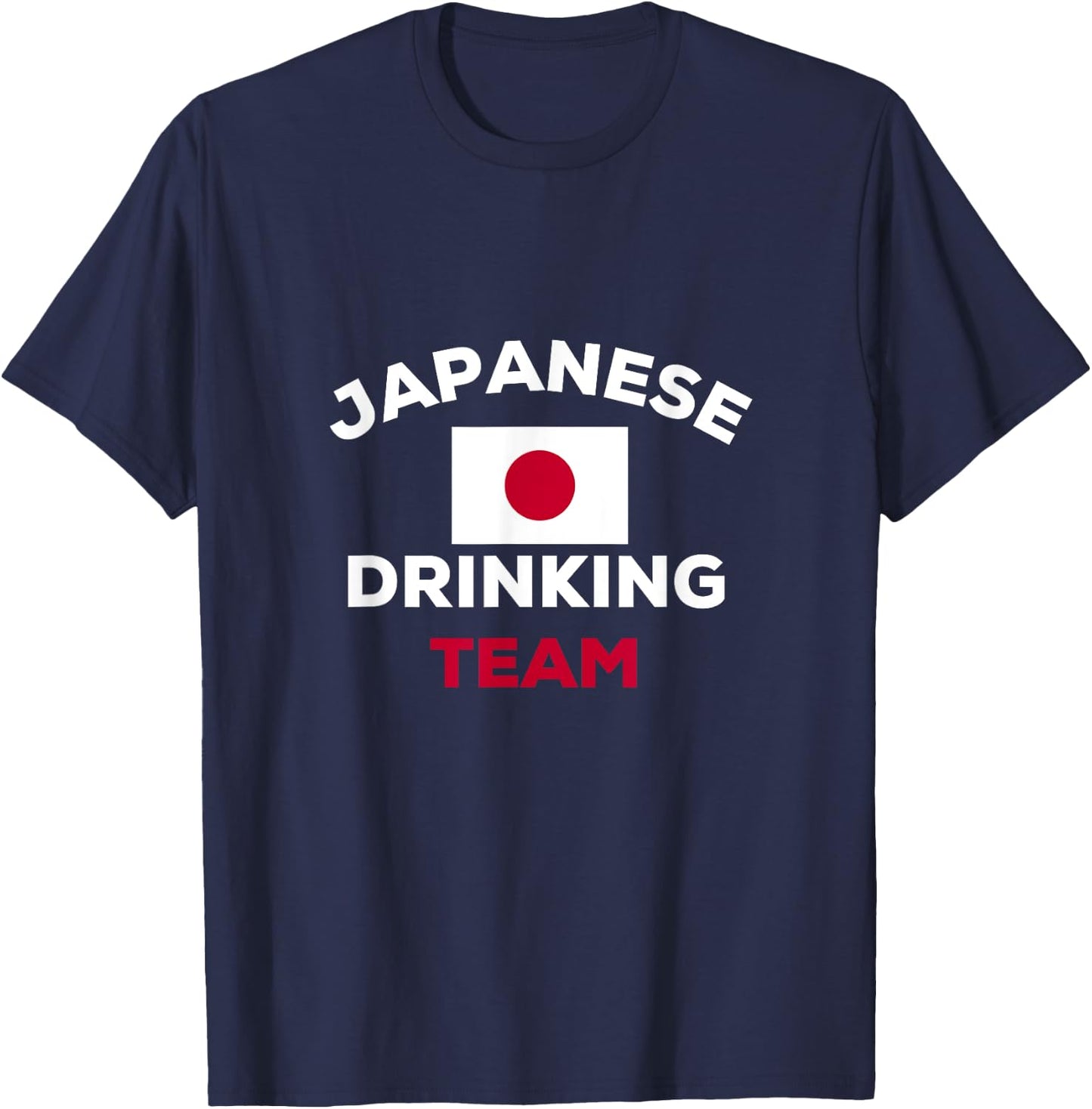 Japan Japanese Drinking Team Beer Flag Funny Alcohol Party T-Shirt - T-Shirt | Navy