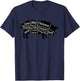 Pig Parts Filipino Food BBQ Pinoy Adobo Funny Pork T-Shirt - T-Shirt | Navy
