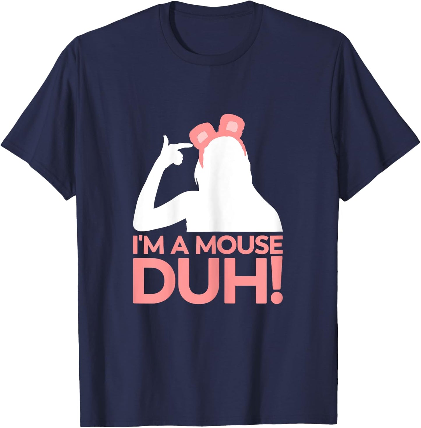 Halloween: I'm A Mouse Duh T-Shirt - T-Shirt | Navy