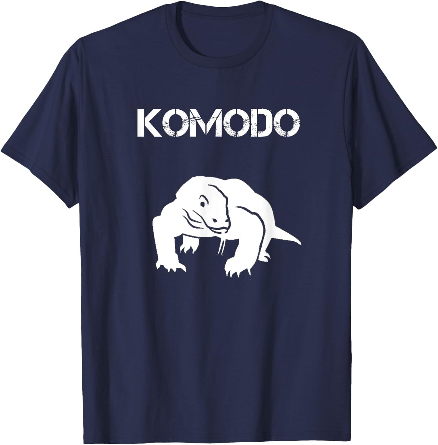 Cute Komodo dragon shirt T-Shirt - T-Shirt | Navy