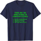 There Are Two Hard Things In Computer Science Joke Funny Fun T-Shirt - T-Shirt | Navy