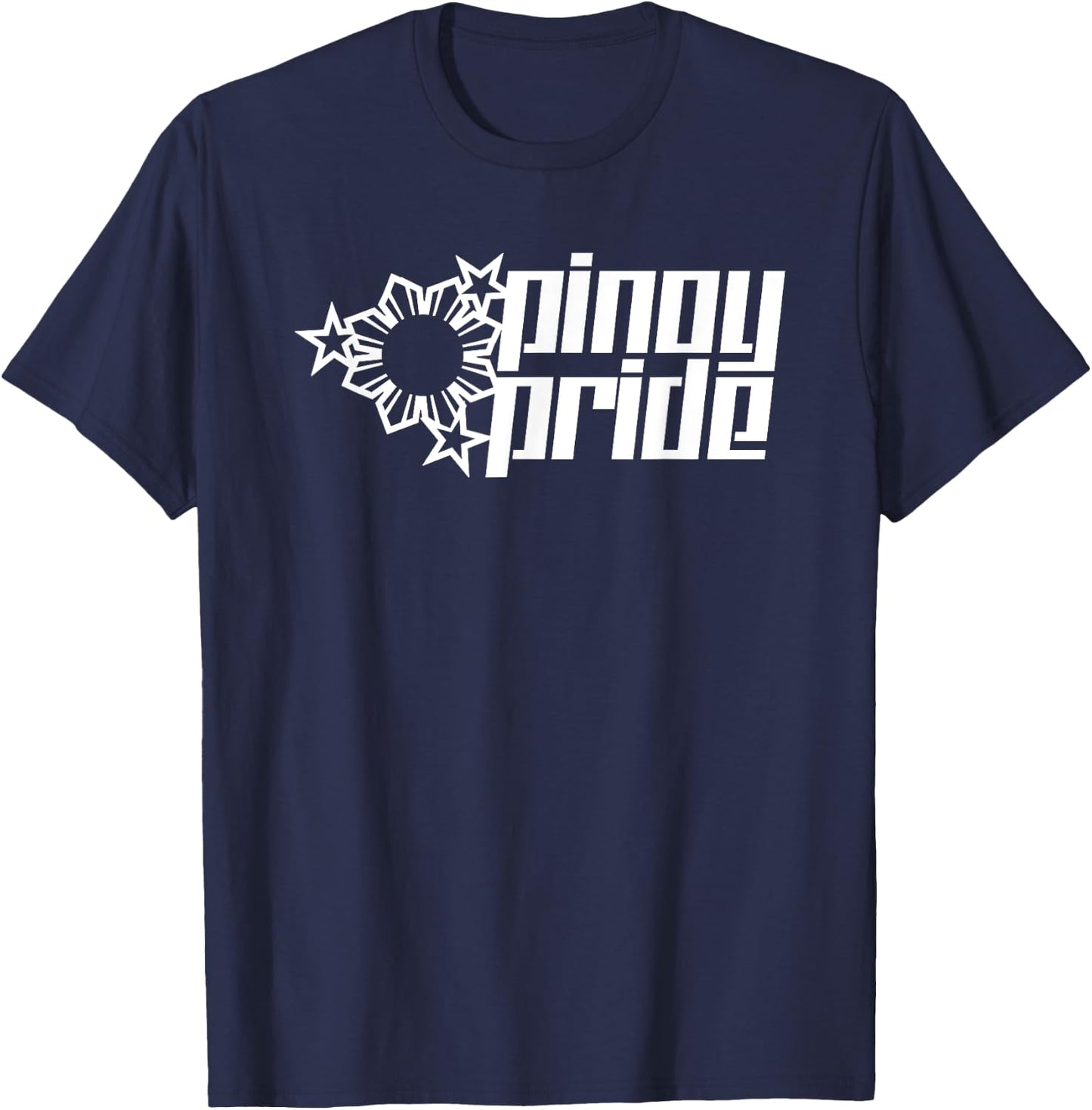 Funny Filipino Pride - Pinoy Pride Sun Stars T-Shirt - T-Shirt | Navy