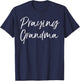 Christian Mother's Day Gift Prayer Warrior Praying Grandma T-Shirt - T-Shirt | Navy