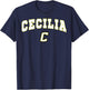 Cecilia High School Bulldogs C2 T-Shirt - T-Shirt | Navy