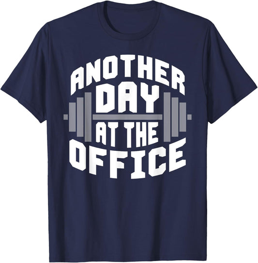 Another Day At The Office - Gym T-Shirt - T-Shirt | Navy