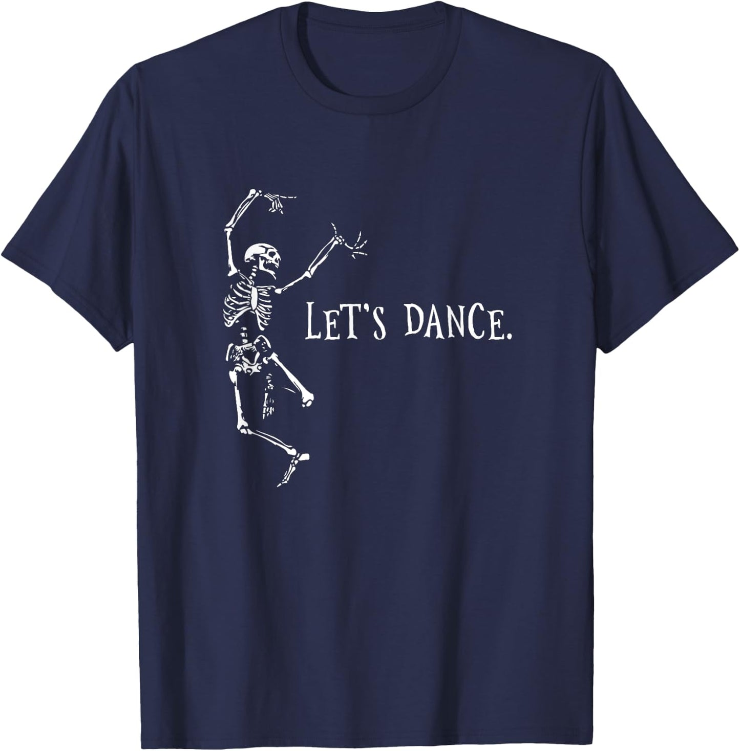 Let's Dance Dancing Skeletons Halloween T-Shirt - T-Shirt | Navy