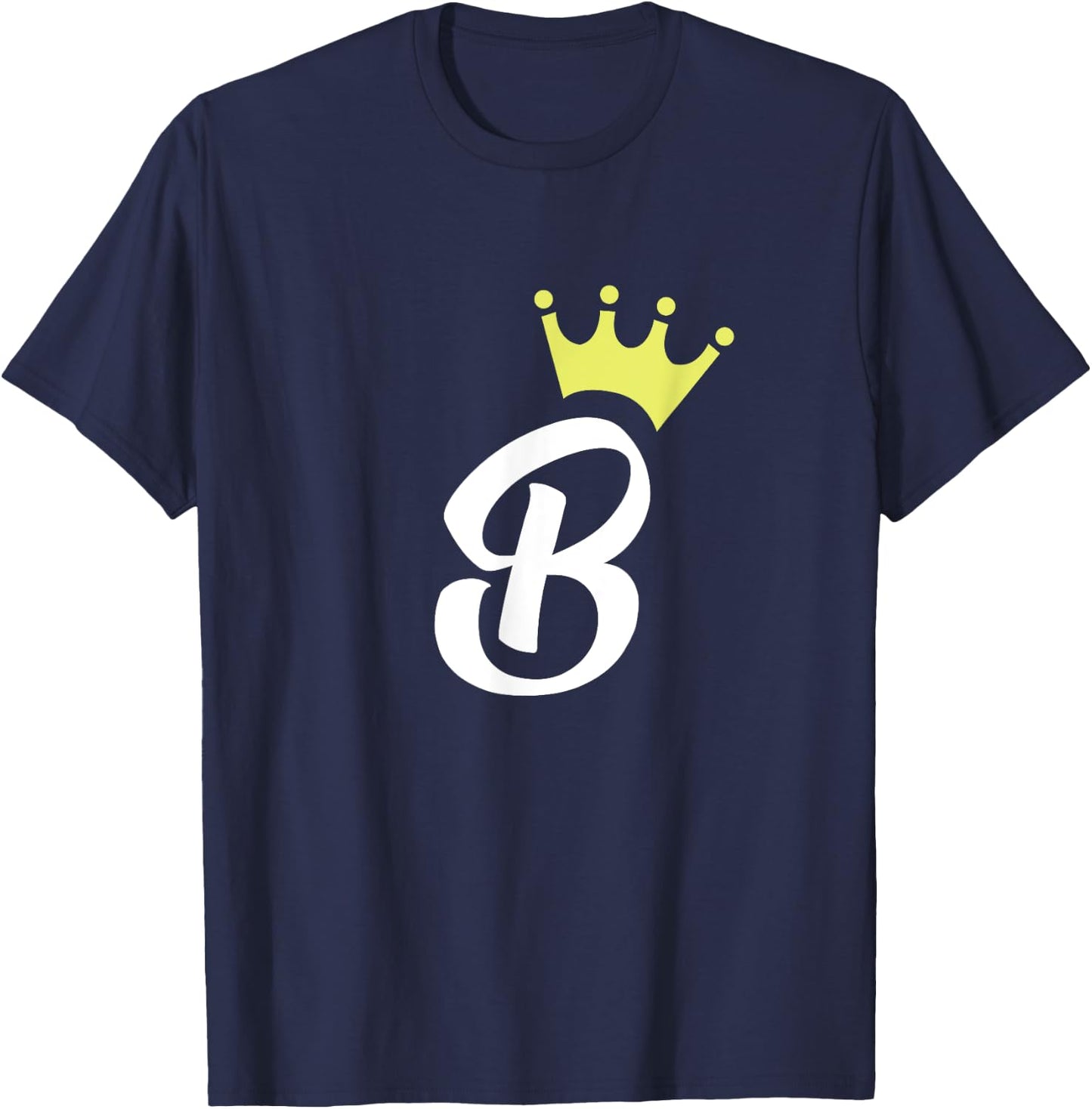 Letter "B" - Princess/Queen T-Shirt - T-Shirt | Navy