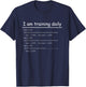 Training Daily - Data Science, Machine Learning, AI T-Shirt - T-Shirt | Navy