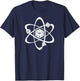 RPG Dice Atom D20 Cube Role Playing Pen and Paper Boardgame T-Shirt - T-Shirt | Navy