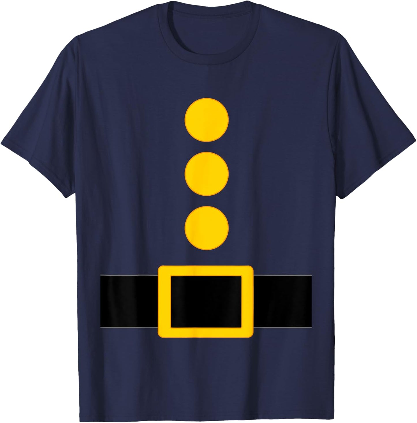 Dwarf Costume Shirts -Adults Blue Short Sleeve Medium T-Shirt - T-Shirt | Navy