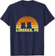 Retro Limerick Pennsylvania T-Shirt - T-Shirt | Navy