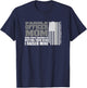 Parole Officer Mom Shirt Parole Officer Gift Flag T-Shirt - T-Shirt | Navy