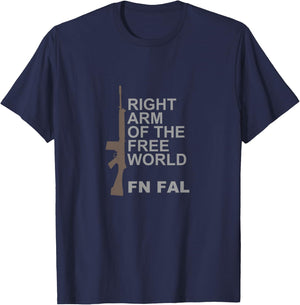 FN FAL Right arm of the free world T-Shirt - T-Shirt | Navy