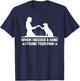 When I needed a hand I found your paw Labrador lovers shirt T-Shirt - T-Shirt | Navy