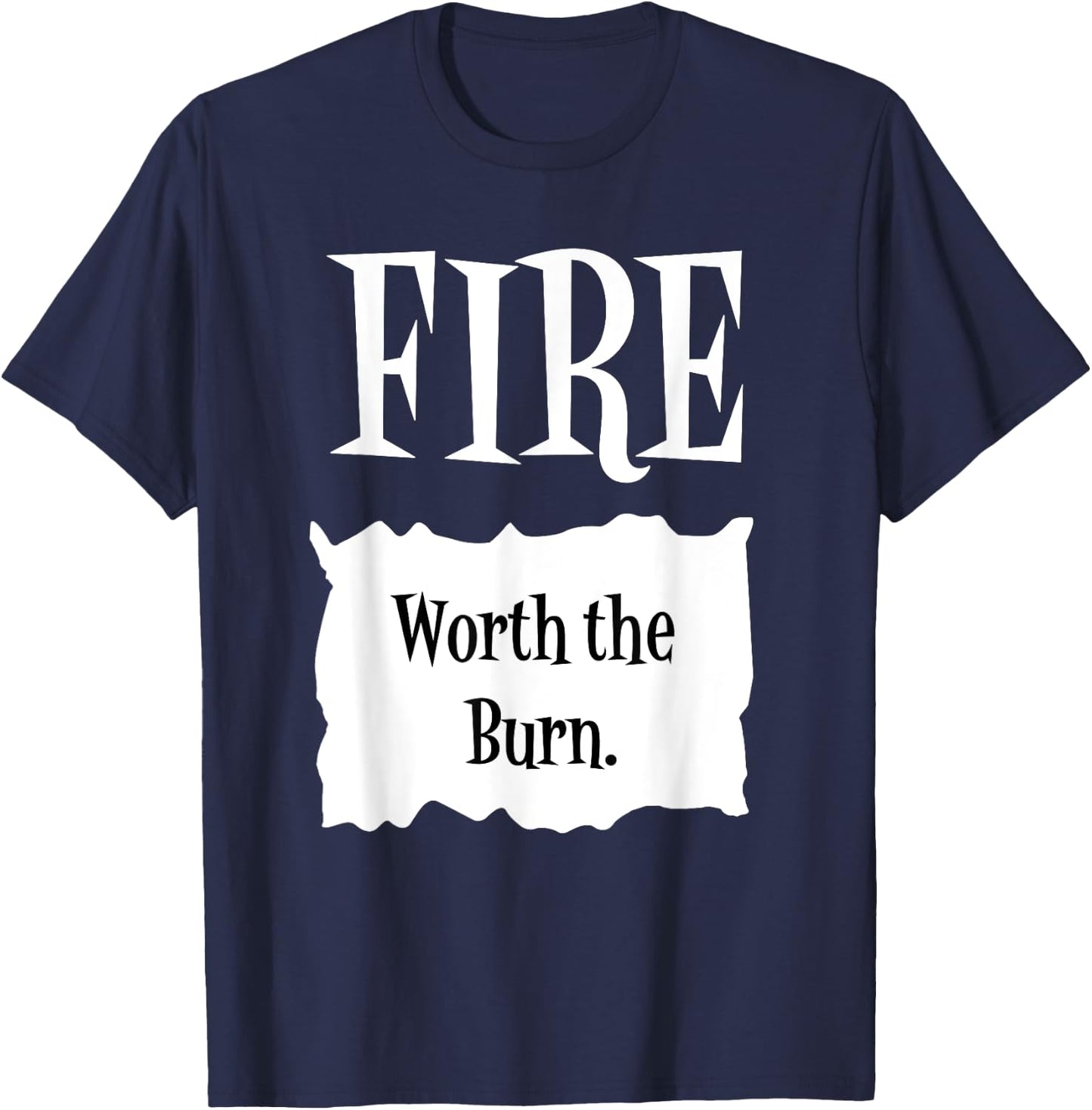 FIRE - Hot Packet Halloween Taco Costume T-Shirt - T-Shirt | Navy