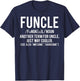 Funcle T Shirt - Cool funny awesome uncle cheap gift T-Shirt - T-Shirt | Navy