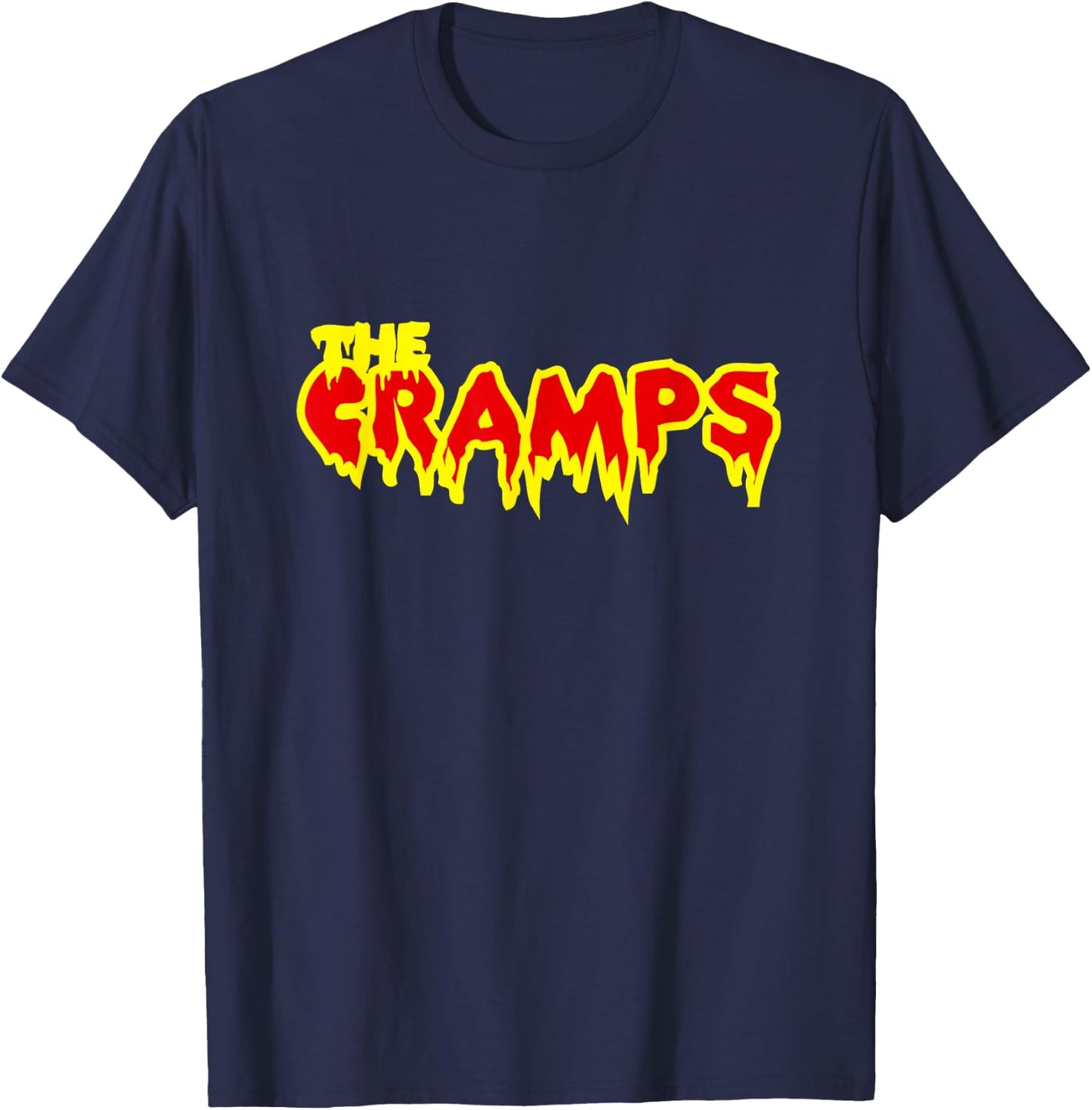 The Cramps Funny Text T-Shirt - T-Shirt | Navy
