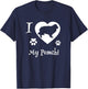 Pomchi Shirt Design for Pomchi Dog Lovers T-Shirt - T-Shirt | Navy
