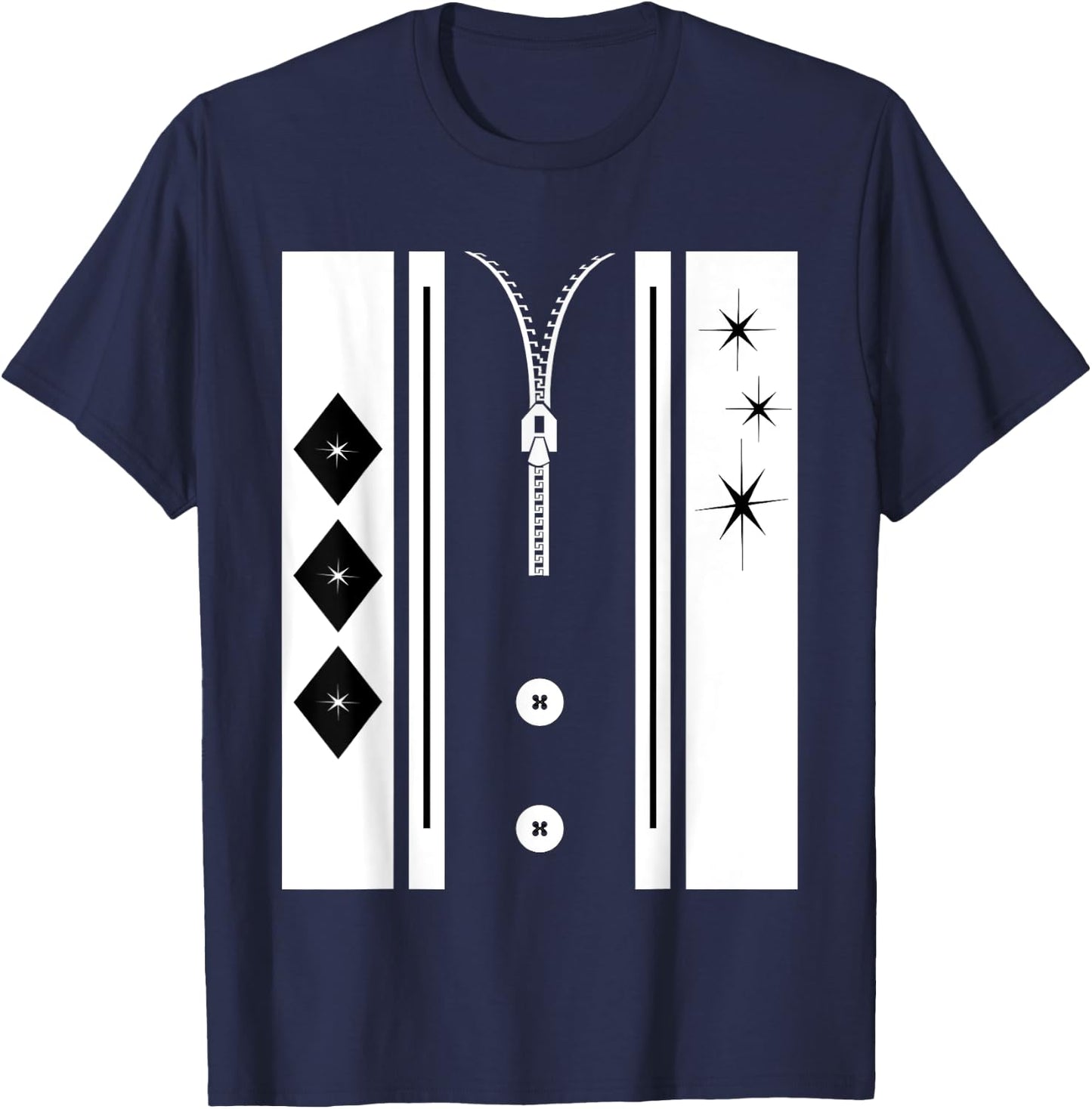 1950s Sock Hop Costume Retro 50s Rockabilly T-Shirt - T-Shirt | Navy