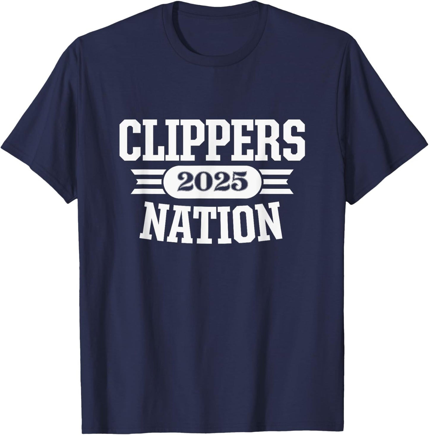Falmouth Clippers Nation 2025 T-Shirt - T-Shirt | Navy