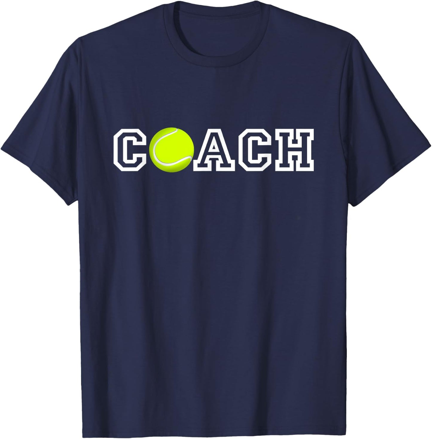 Tennis Coach T Shirt - Appreciation Gift Coaches T-Shirt - T-Shirt | Navy