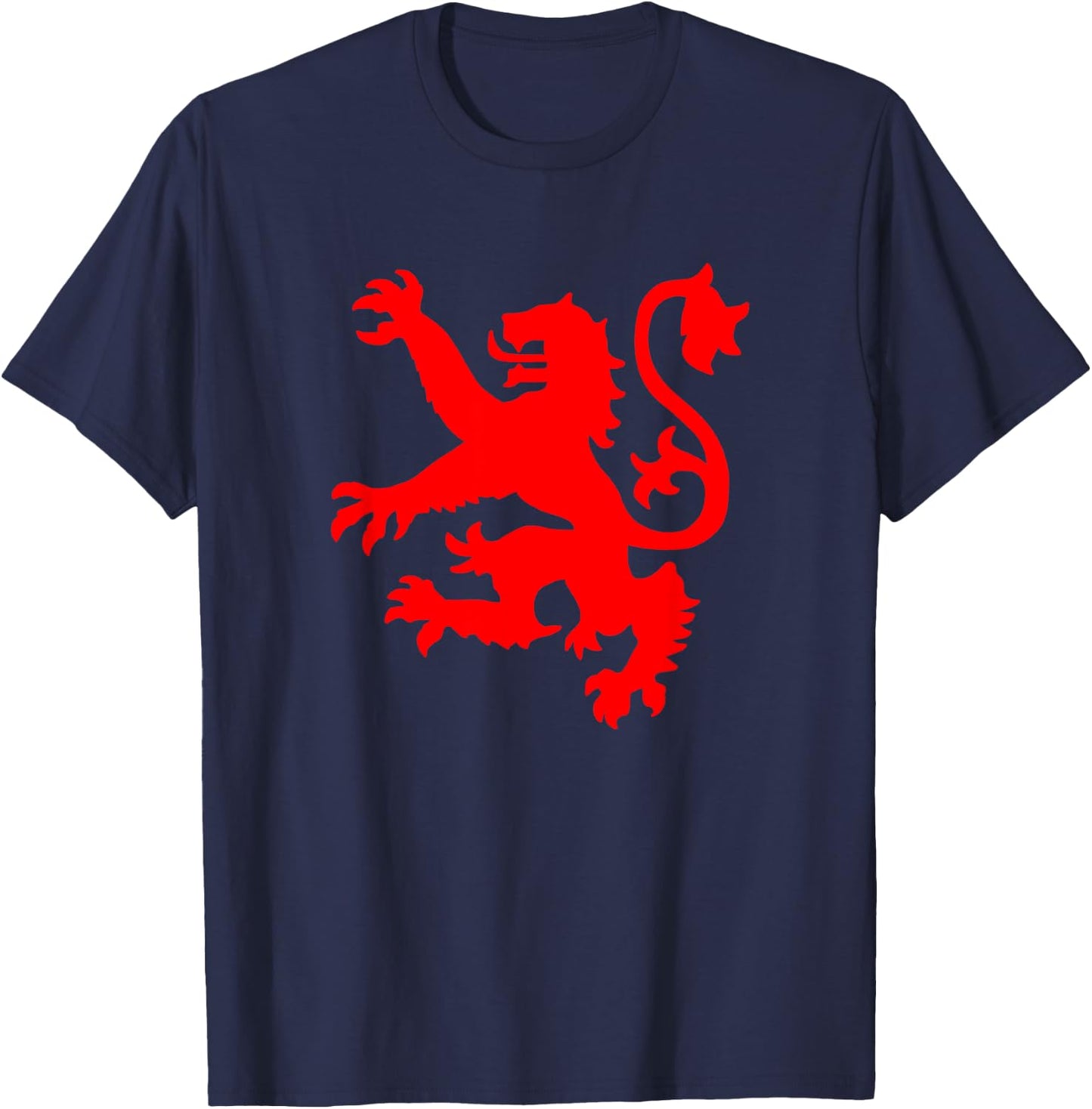 Scottish Lion T-Shirt - T-Shirt | Navy