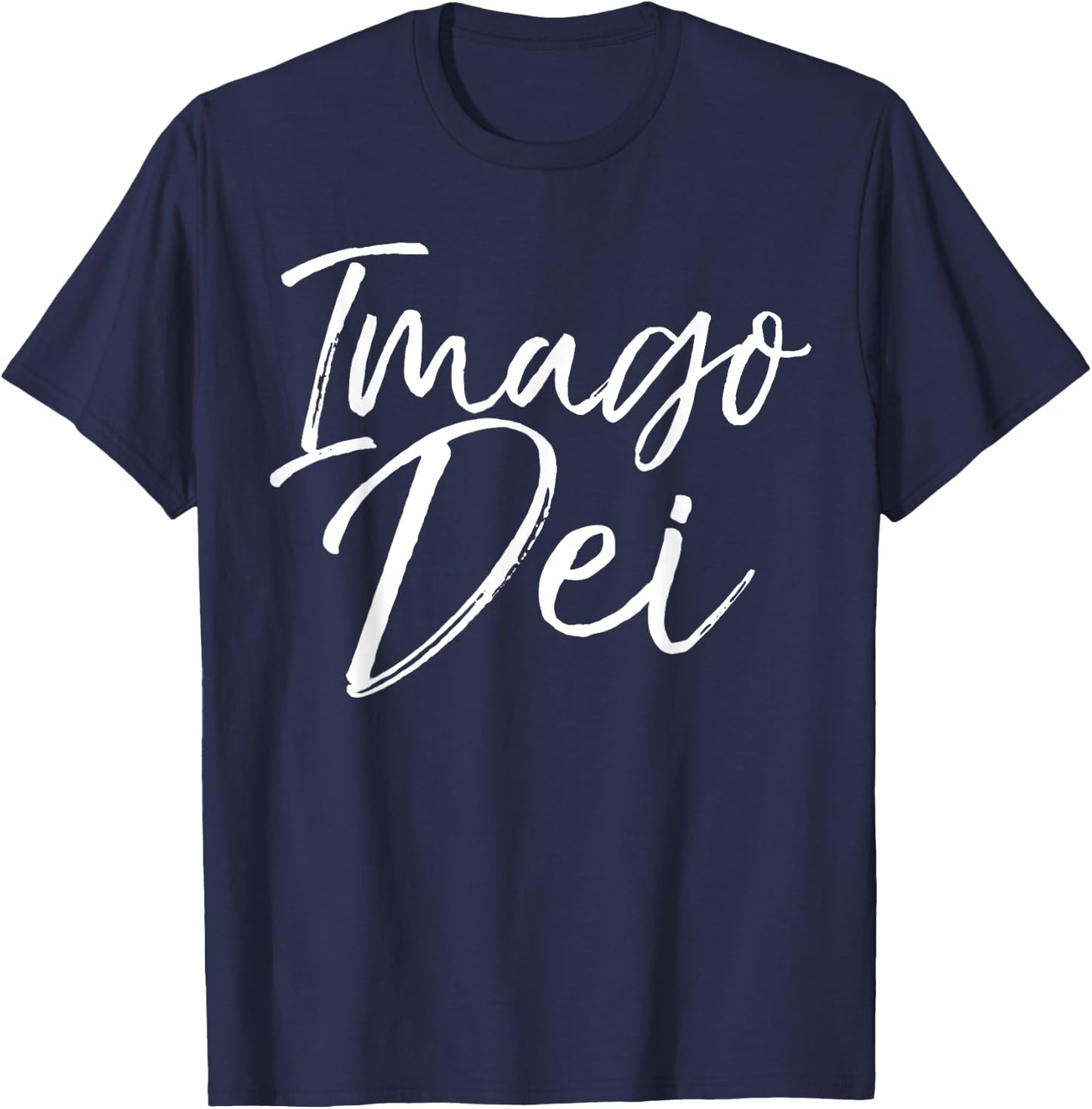 Imago Dei Shirt God's Image Vintage Bold Christian T-Shirt - T-Shirt | Navy
